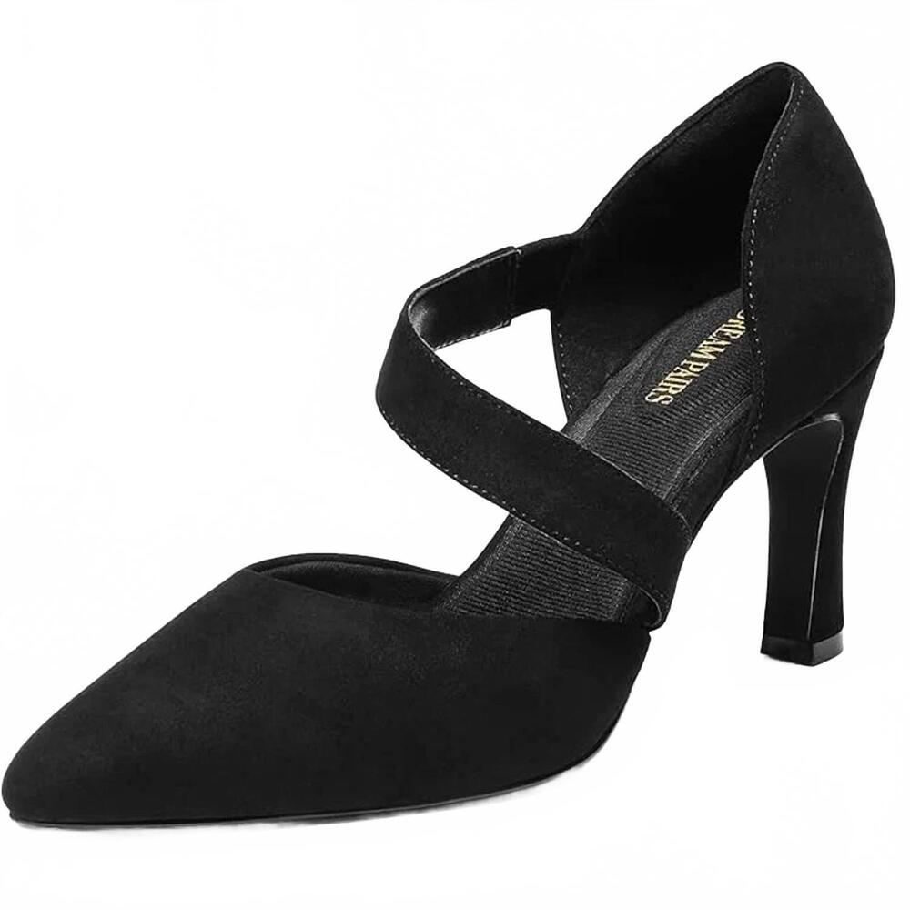 NEW DREAM PAIRS women's high heels pumps dress shoes in black